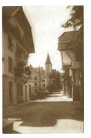 Entlebuch (LU) Dorfpartie mit Kirche - Post - Telegraph 1922