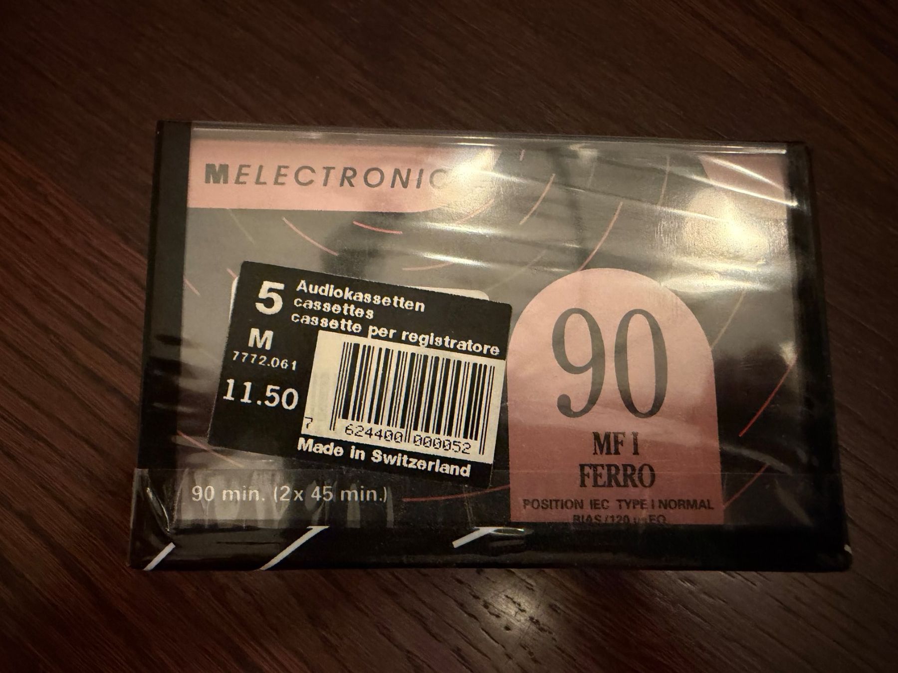 Musicassette: Originalverpackt: 5x M Electronic Audiokassette, 90 Min – Nuovo e nell'imballaggio originale da Rorschacherberg venduto da QuoAli 1