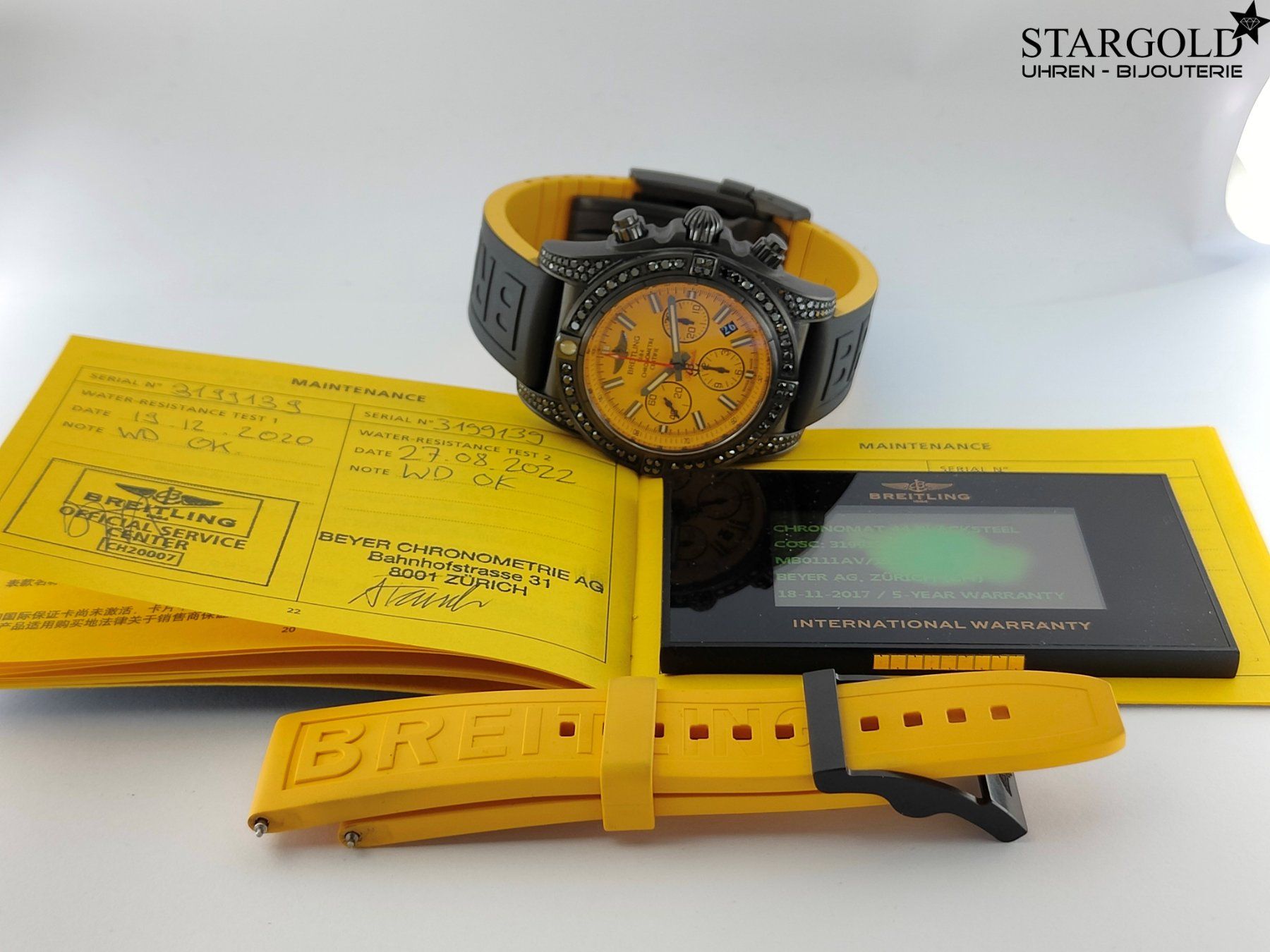 Breitling Orologi: Breitling Chronomat 44 Limited Edition - MB0111AV – Usato da Zürich venduto da Stargold-Uhren 8