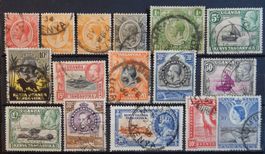 KUT British Kolonien Lot mit alten Werten I