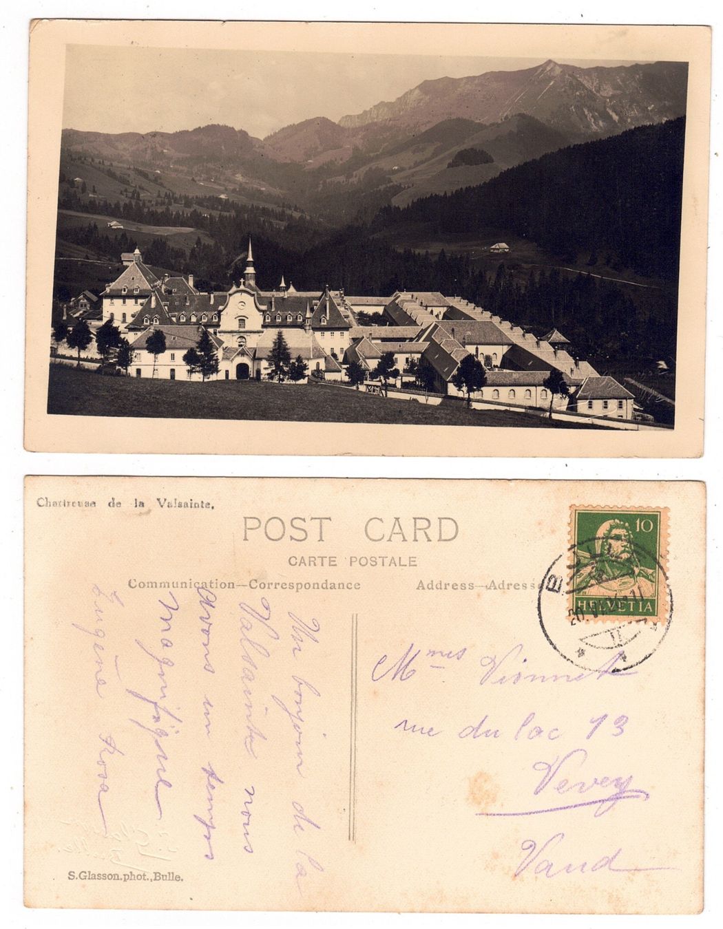 Cartes postales: Chartreuse de la Valsainte – D'occasion à La Tour-de-Peilz par amjust