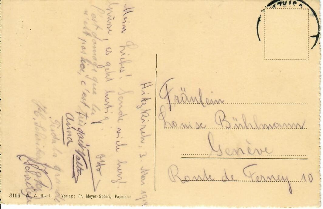 Cartoline postali: Hitzkirch - Seminar und Kaplanei – Usato da Hochdorf venduto da Ziegel-16 1