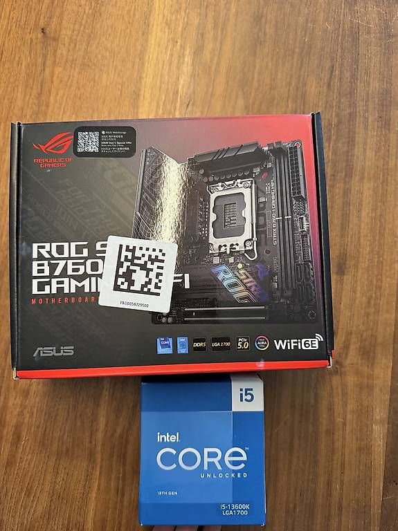 Schede madri: Intel Core i5-13600K + ASUS ROG STRIX B760-I Gaming WIFI  – Usato da Lohn-Ammannsegg venduto da Cy_rill2