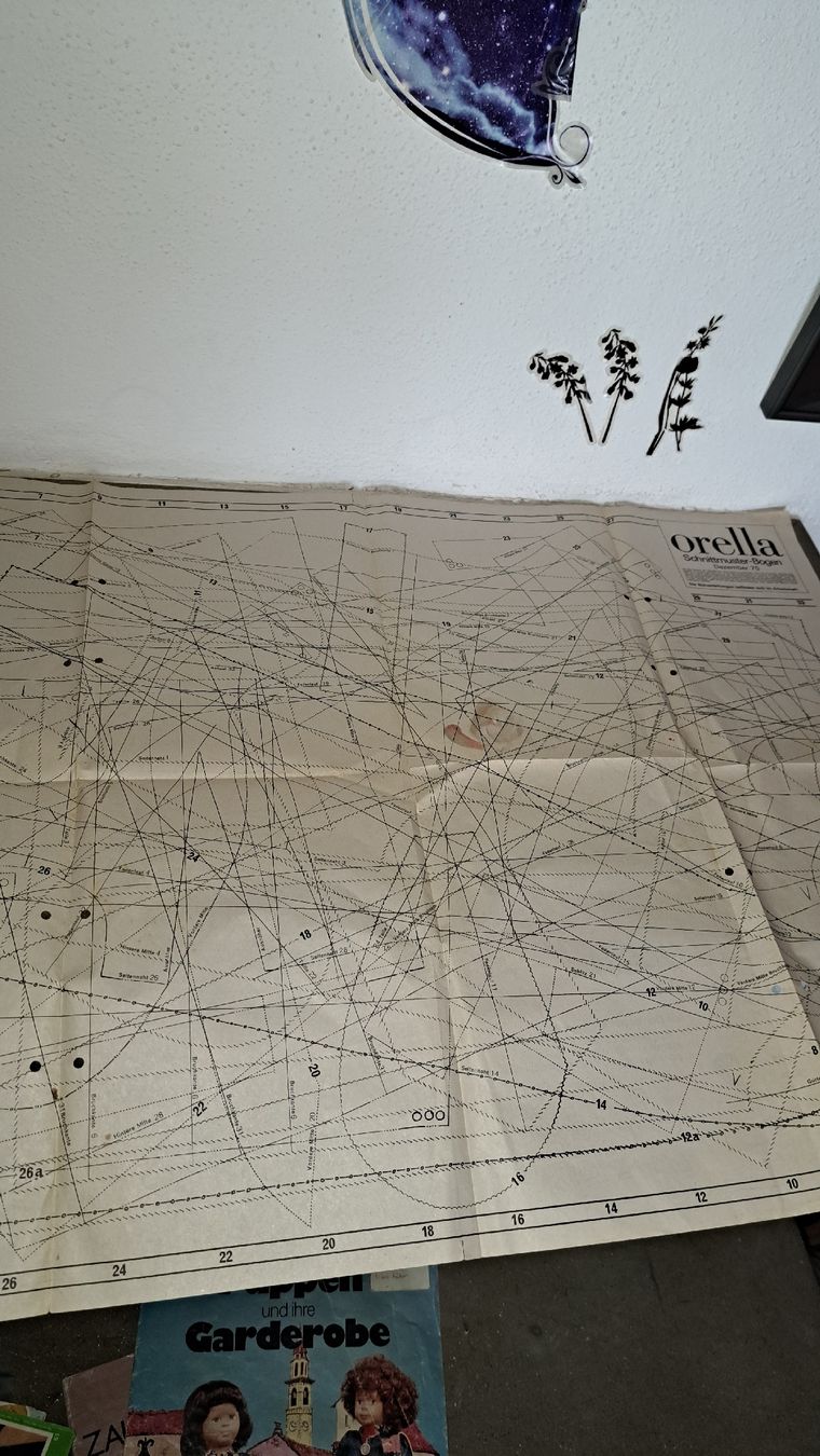 Cartamodelli: Orella Schnittmusterbogen Dez. 75, Vintage Schnittmuster  – Nuovo (secondo la descrizione) da Kölliken venduto da Upcycling-by-Mc-TAM