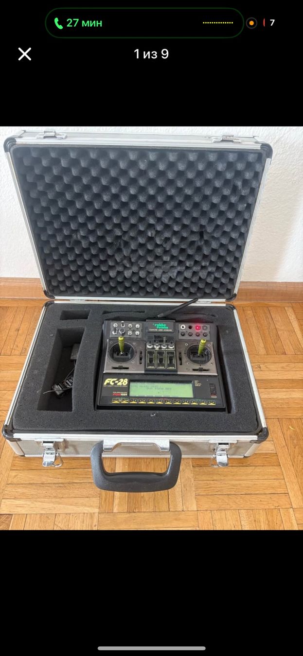 Modellismo RC: Robbe Futaba FC-28 V3.2 - Umgerüstet auf 2.4GHz inkl. Koffer – Usato da Basel venduto da kia_wlc2