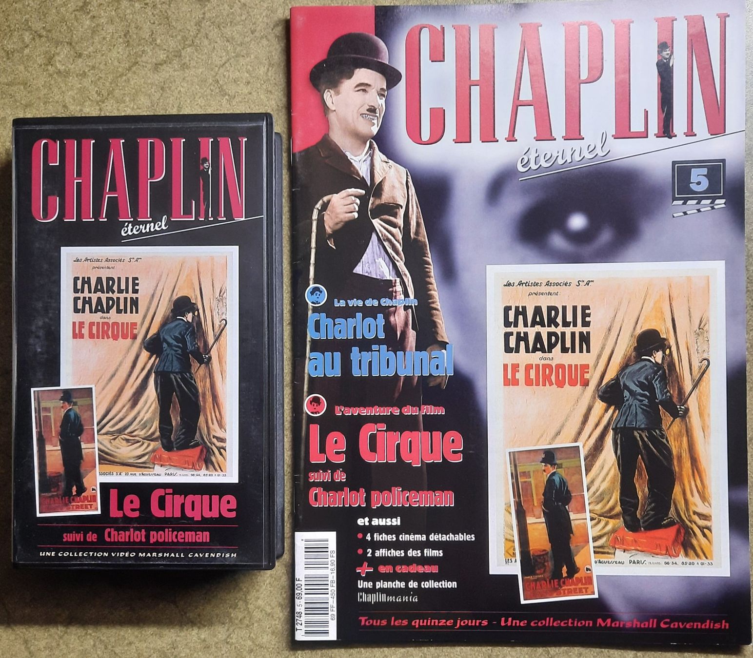Tutti i VHS: Chaplin Eternel: collection magazines avec films VHS:C2 – Usato da Préverenges venduto da mam_629h 4
