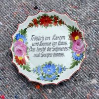 Handbemalter Porzellan Teller von Rudolstadt Volkstedt?