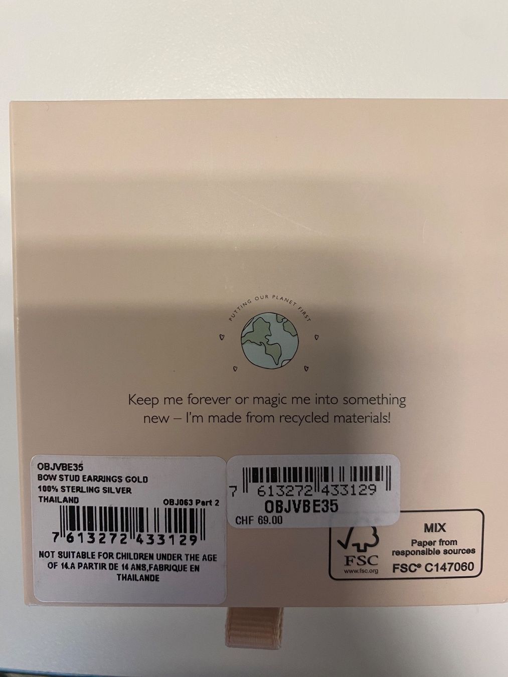 Ohrringe & -stecker: Ohrschmuck – Neu und originalverpackt aus Küssnacht am Rigi von Wir-3 1
