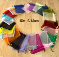 Organza Säckli für Allerlei 50 x 9/12cm neu praktisch herzig