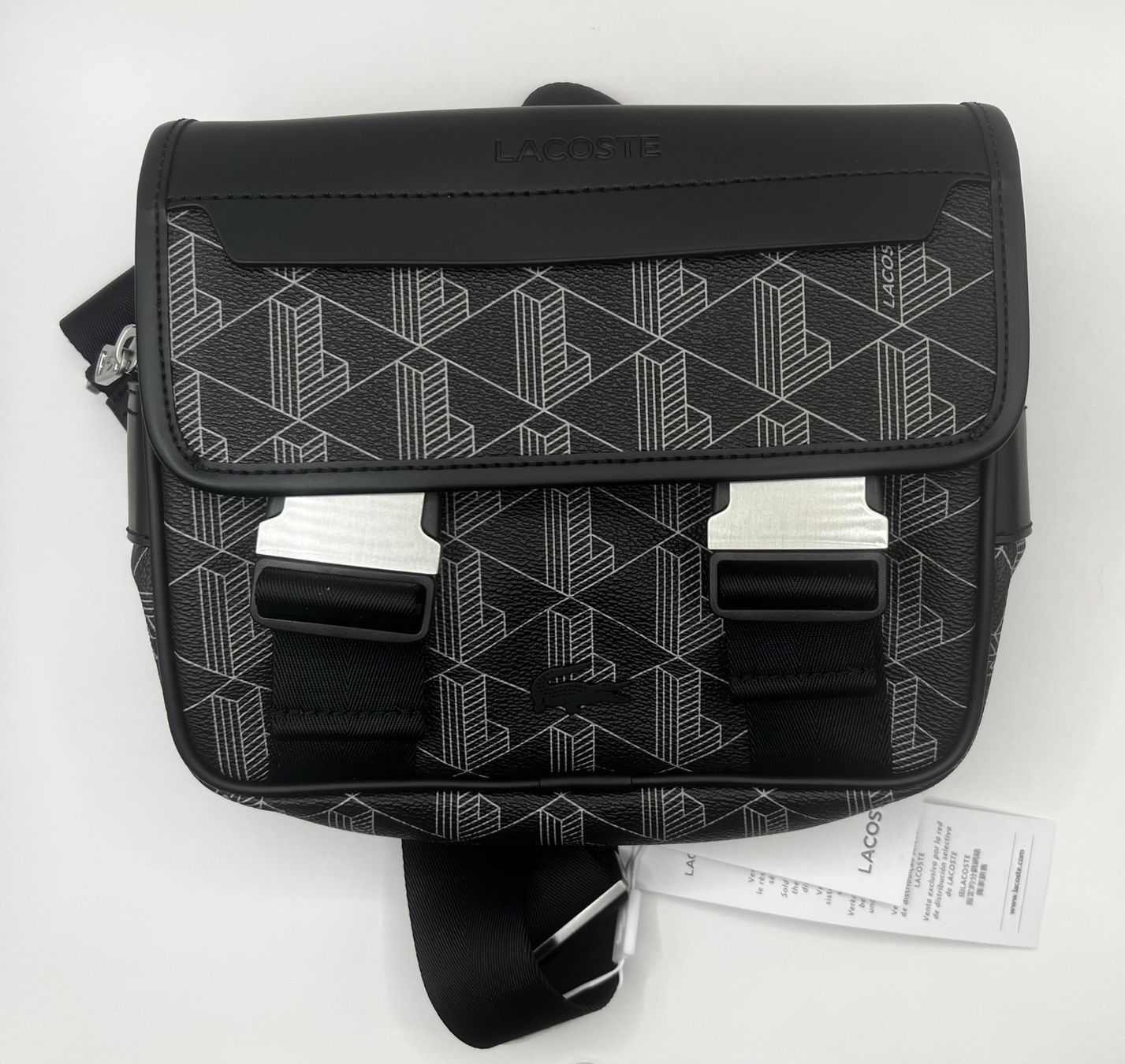 Lacoste Taschen: Lacoste THE BLEND - Umhängetasche - noir gris – Neu und originalverpackt aus Oberaach von Dandy2021 7
