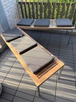 2 hochwertige Sitzbänke für Balkon oder Garten
