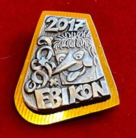 Fasnachtsplakette Ebikon Gold 2017