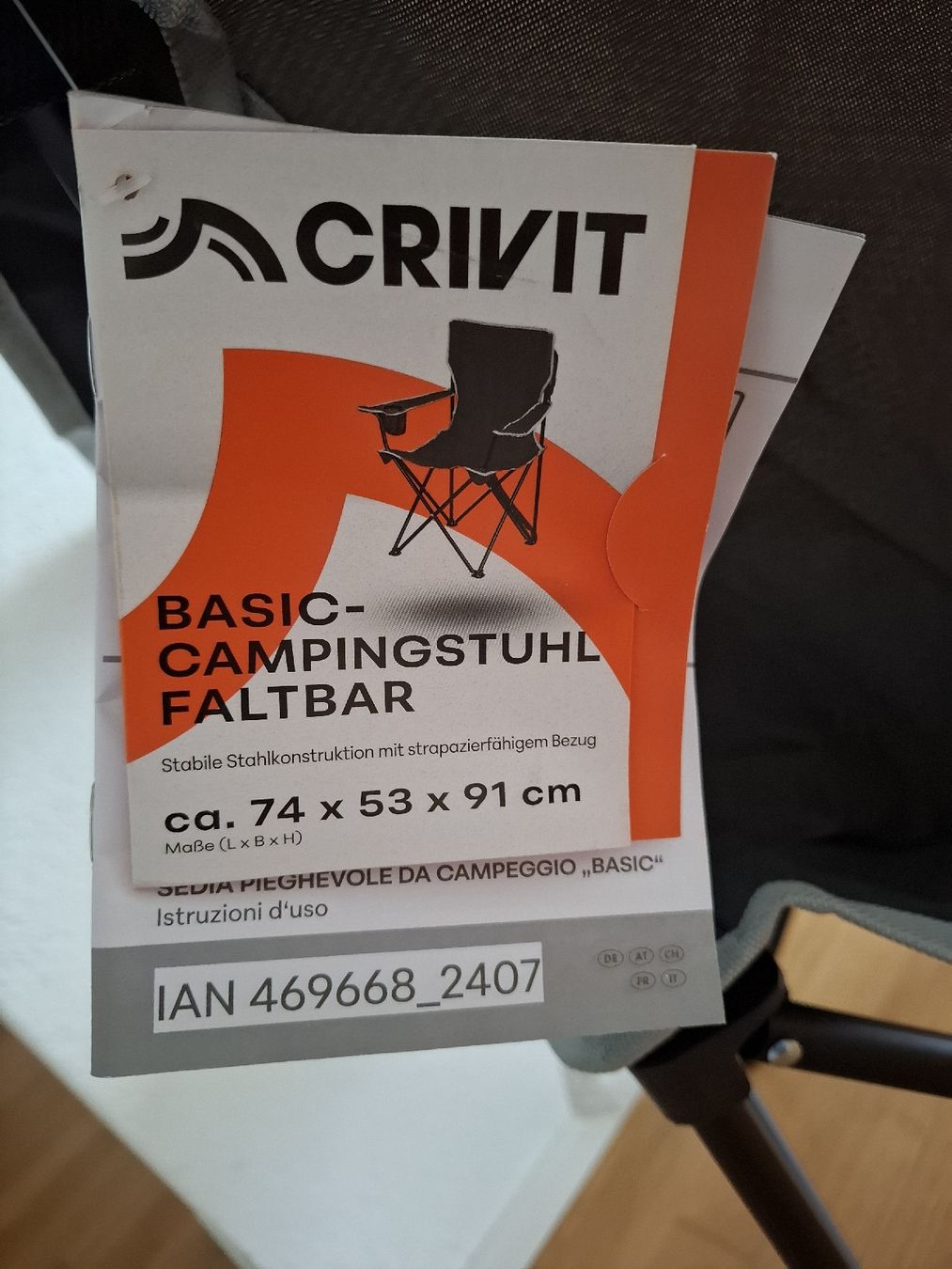Sedie: Campingstuhl - neu! – Nuovo e nell'imballaggio originale da Rotkreuz venduto da PrelovedPicks 3
