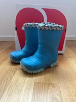 Blaue Kindergummistiefel, Grösse 22, ideal für den Herbst