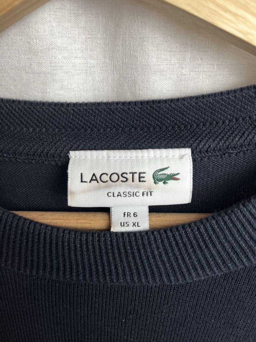 Lacoste Pulls & Sweat-shirts: Pull Lacoste rayé bleu blanc  – Neuf (Voir description) à Les Avanchets par lunedeneige.shop 2