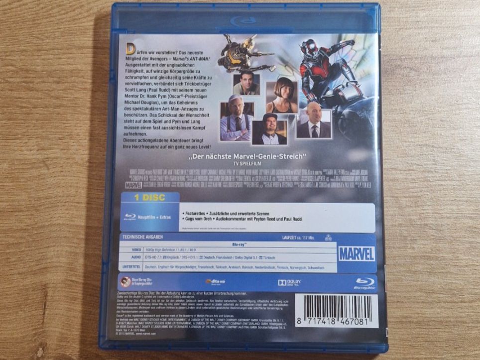 Alle DVDs: Ant-Man (2015) Bluray – Gebraucht aus Pfungen von Whitie 1