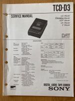 Service Manual SONY DAT, TCD-D3 (69 Seiten)