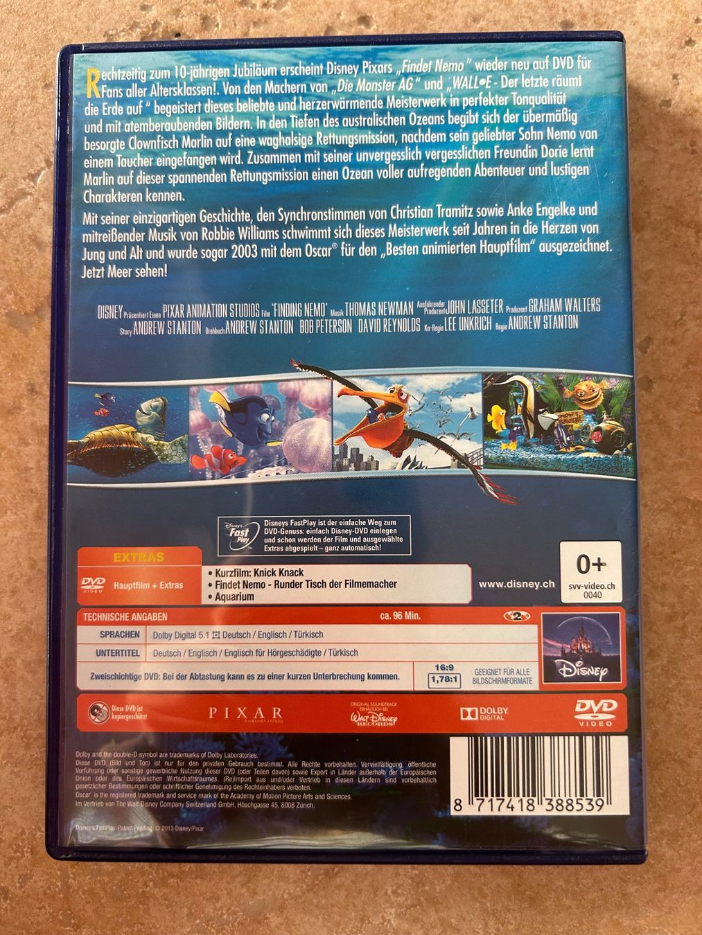 Tous les DVDs: Findet Nemo - DVD – D'occasion à Oberkulm par angela_05 1
