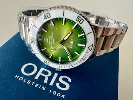 ORIS Aquis Date "Taste of Summer", SRP 2’400.-, Green dial