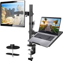 Monitorhalterung mit Laptoparm 13-32 Zoll VESA 17 Zoll