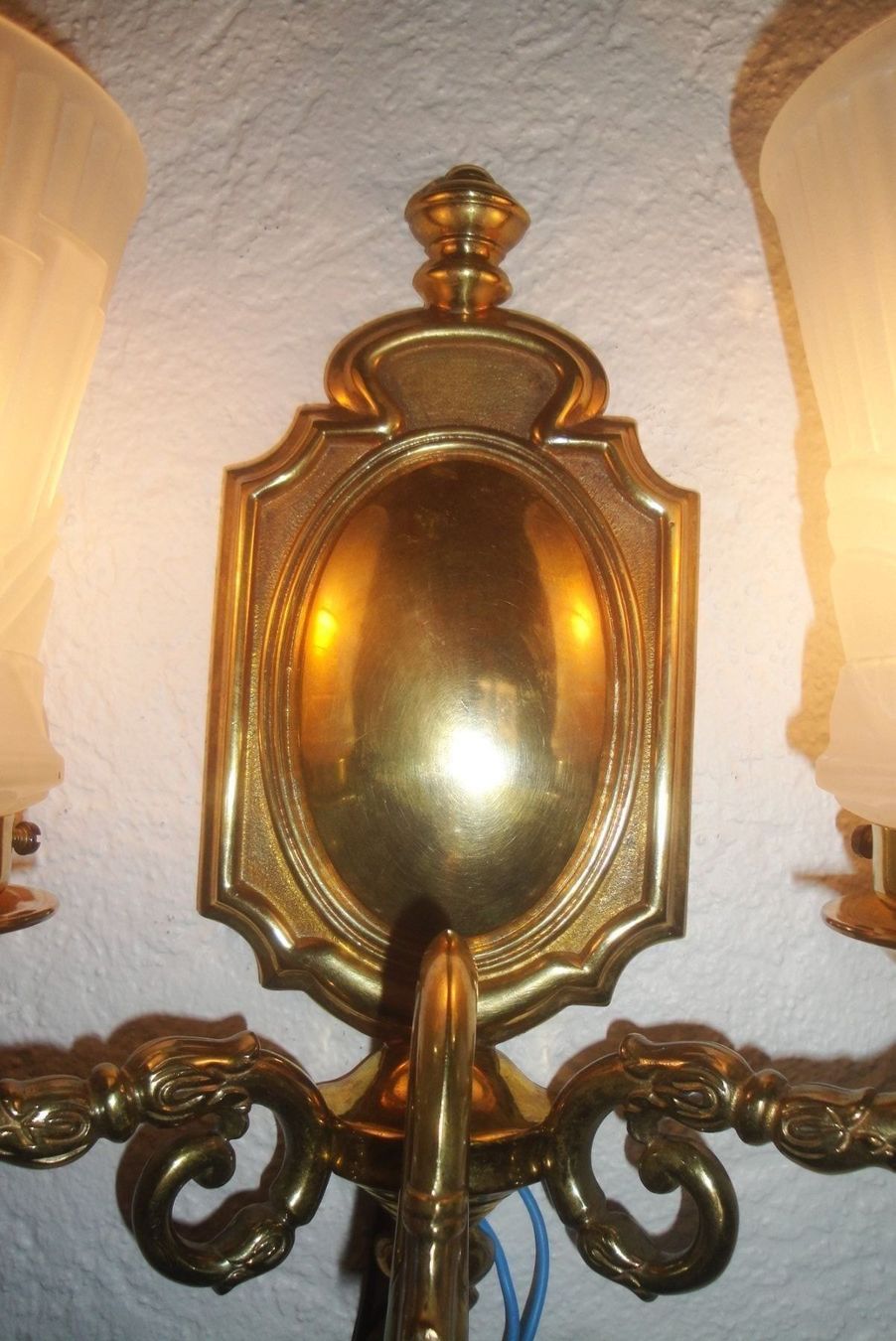 Lampade: Tischleuchte aus Messing und Glas – Usato da Zürich venduto da Paykan 7
