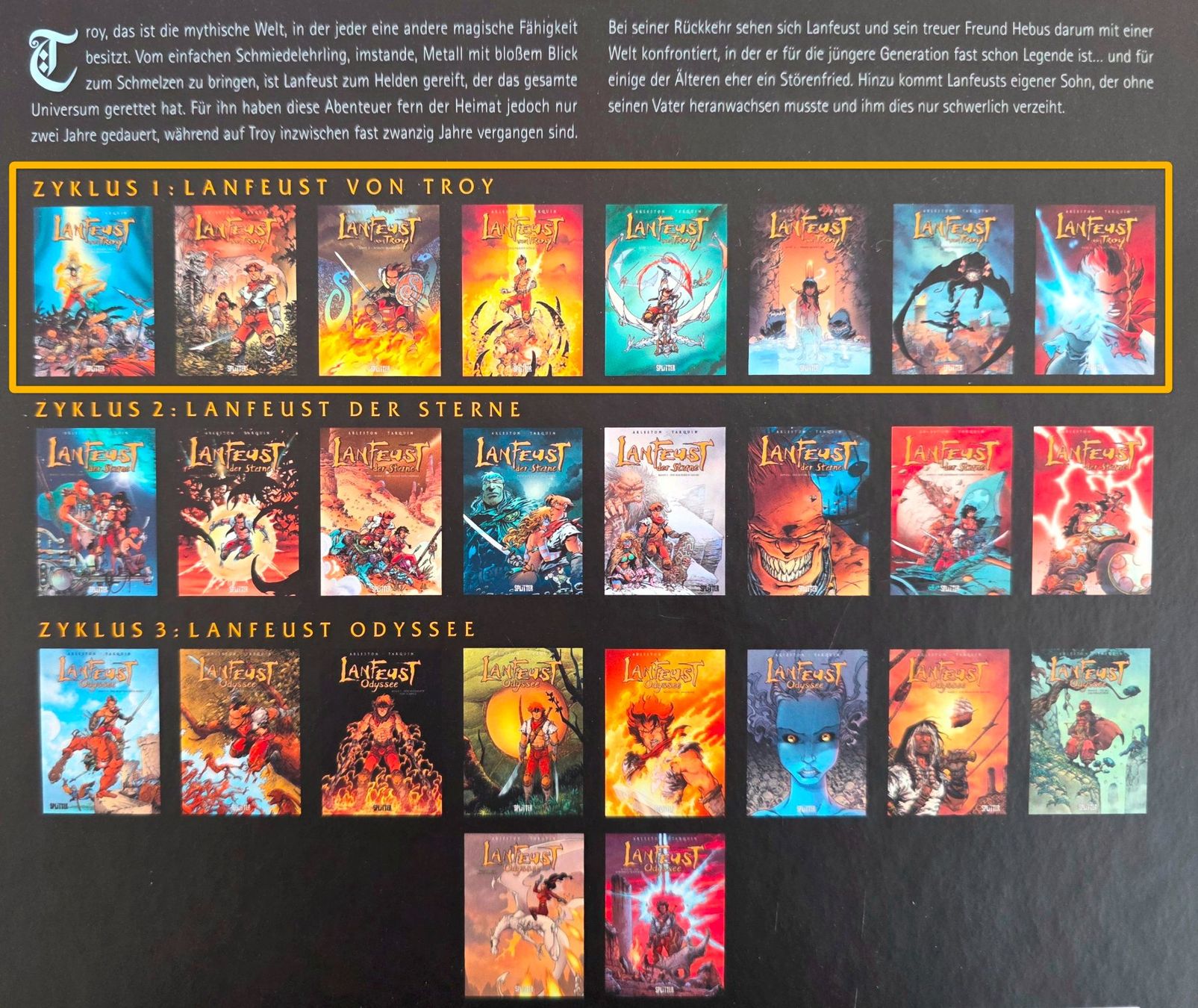 Fumetti: Lanfeust von Troy Comic-Serie 1-9 | Splitter Hardcover – Usato da Hildisrieden venduto da d.grueter 2
