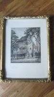 Original - Handzeichnung Malereivom Schillerhaus in Leipzig