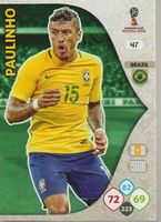 FIFA WORLD CUP RUSSIA 2018 Adrenalyn XL 047 PAULINHO BRAZIL