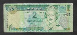 Fiji  2  Dollars  Gebraucht