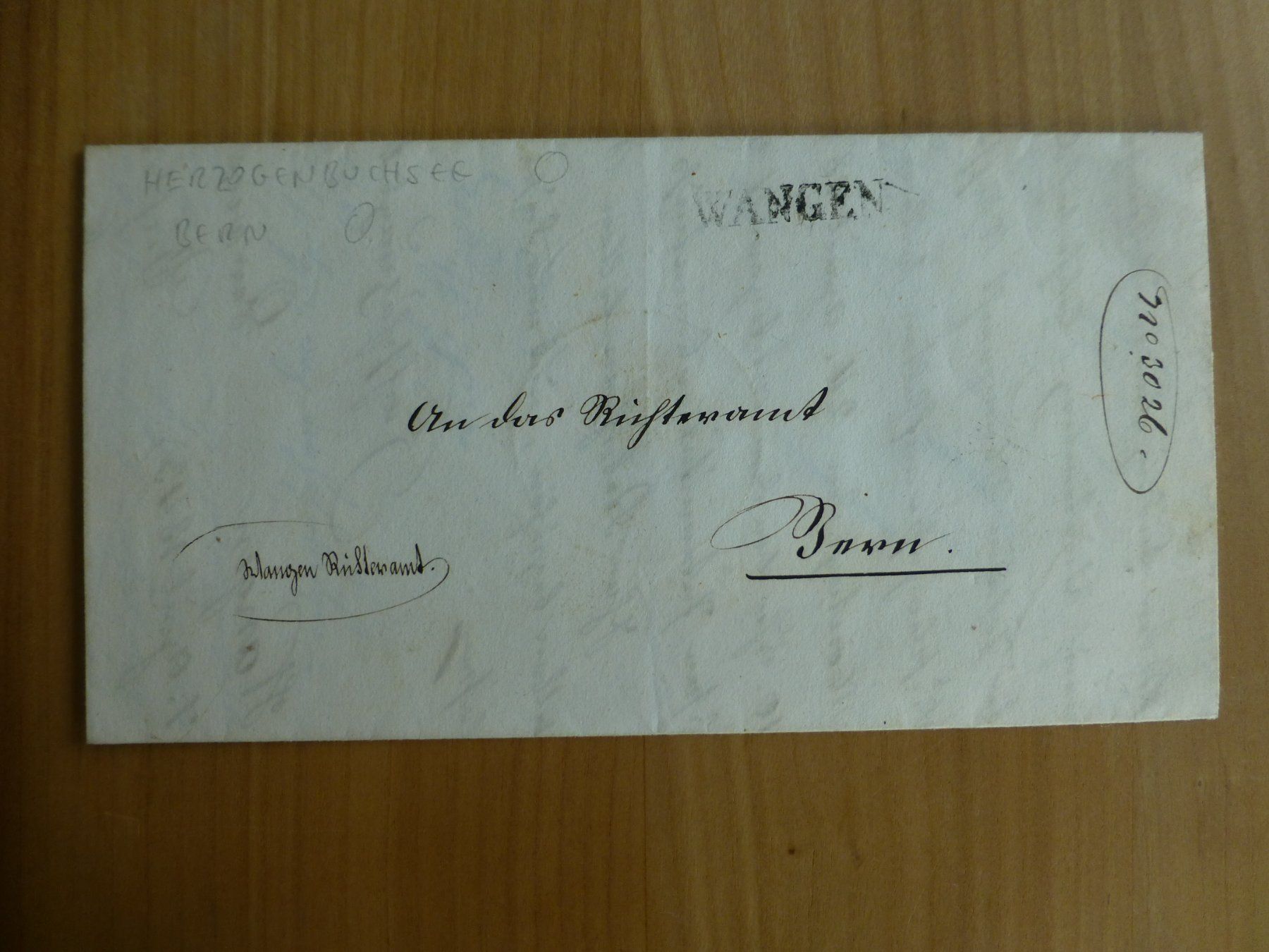 Documenti: Wangen/ Herzogenbuchsee 12.April 1843 – Usato da Bettlach venduto da 1saurer