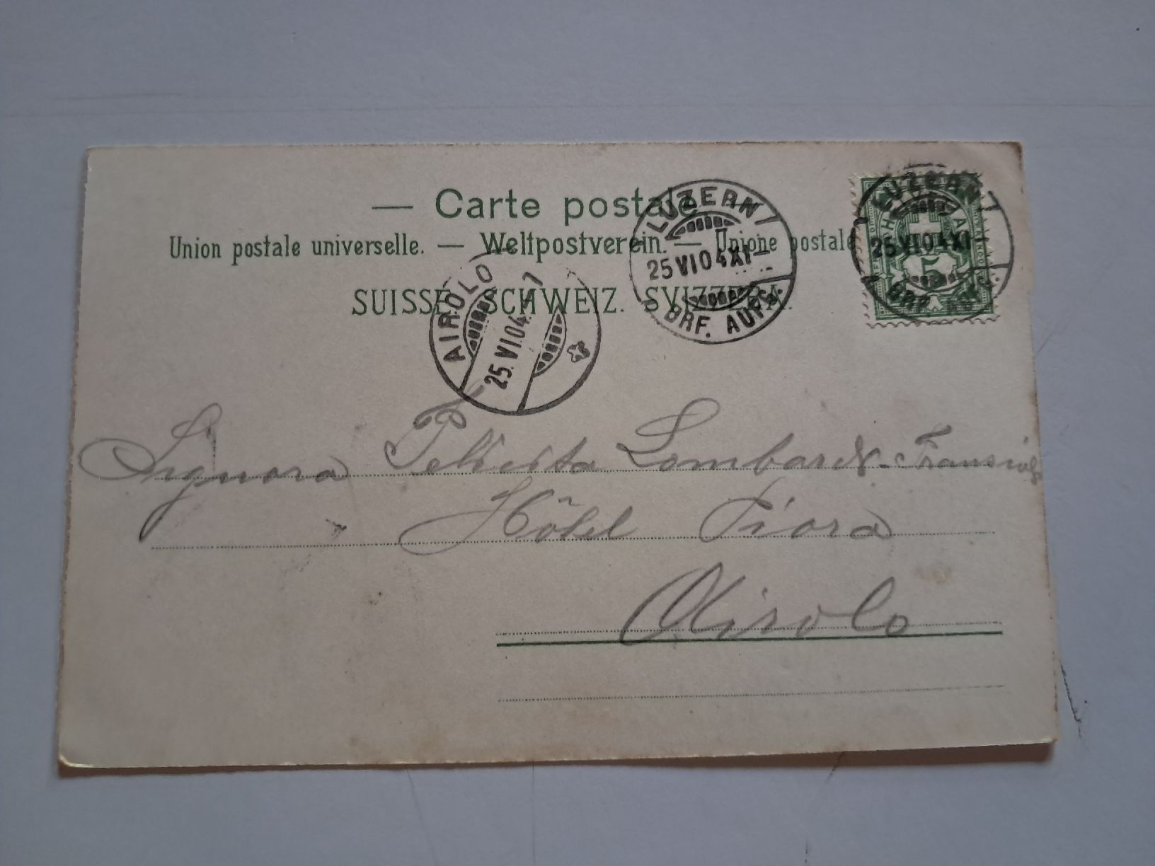 Cartoline postali: cartolina speciale d'epoca – Usato da Gorduno venduto da ema_7yhp 1