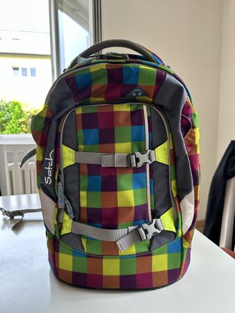 Satch Schulrucksack bunter Karostyle, top Zustand