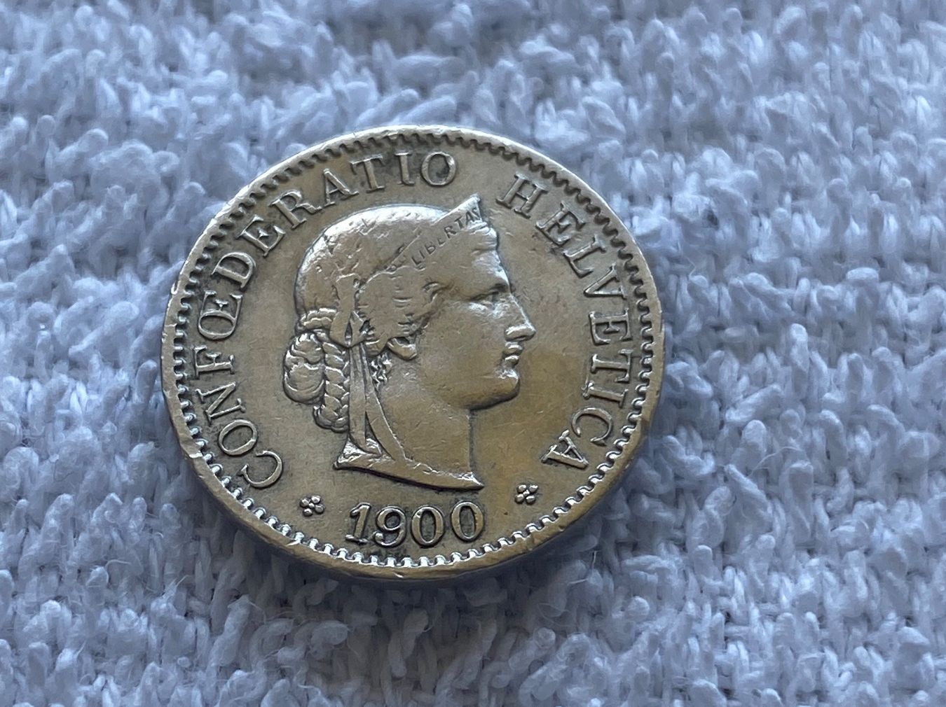 Tutti le monete: 5 centimes/rappen 1900 – Usato da Nyon venduto da Ilmi09
