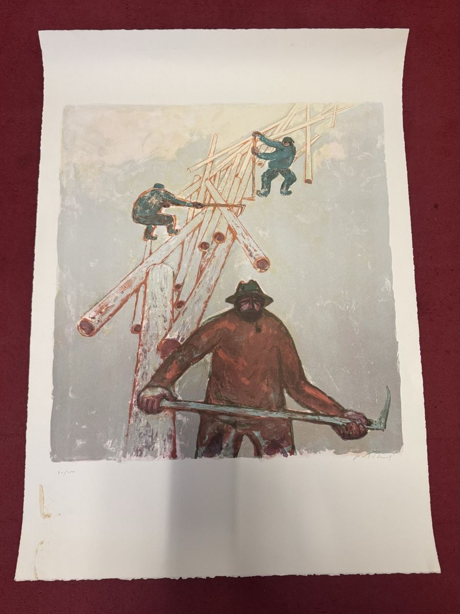 Grafica & Litografie: Lithos Hand signiert Bild  – Usato da Schlieren venduto da Freundlich02