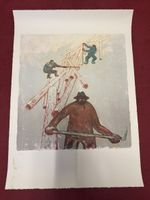 Lithos Hand signiert Bild 