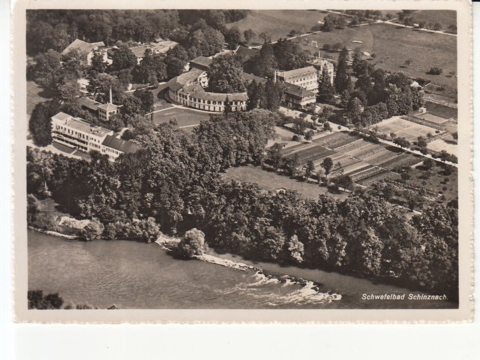 Ansichtskarten: Schinznach Flugaufnahme 1940 – Gebraucht aus Bürglen TG von StampGraf