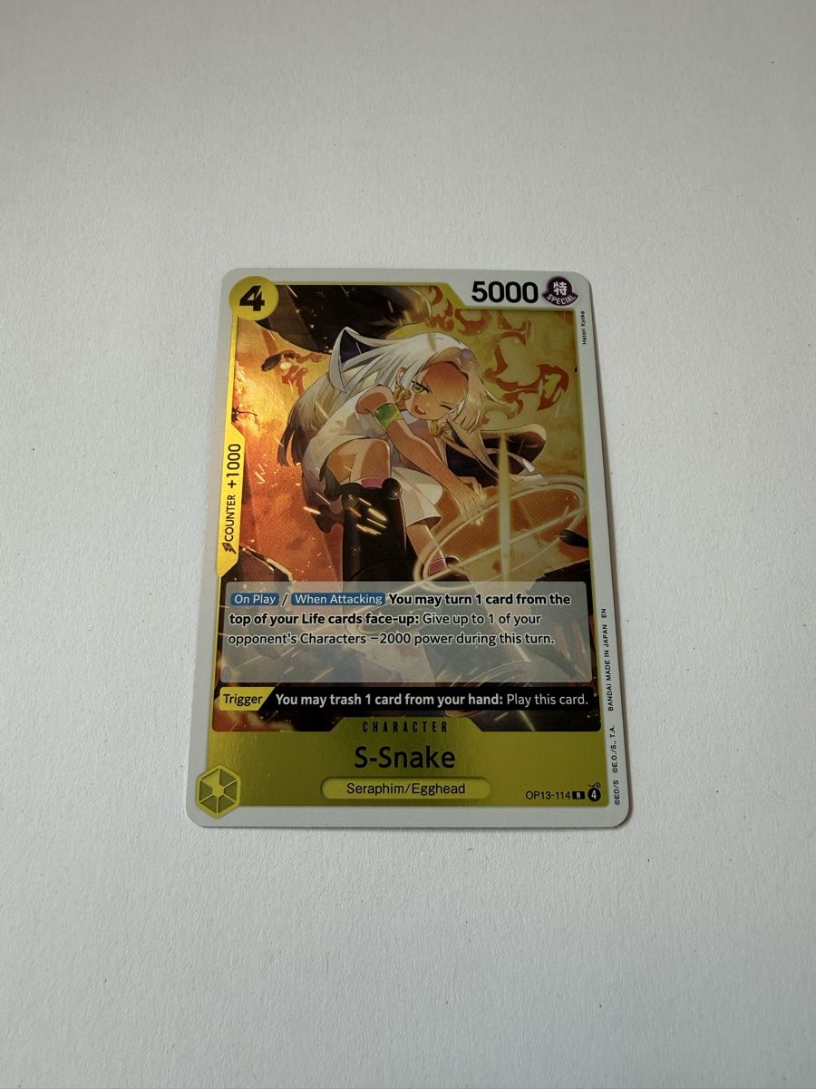 Bandai Carte collezionabili: One Piece Card Game - S-Snake OP13-114 – Nuovo (secondo la descrizione) da Ponte Capriasca venduto da dan_7mqv