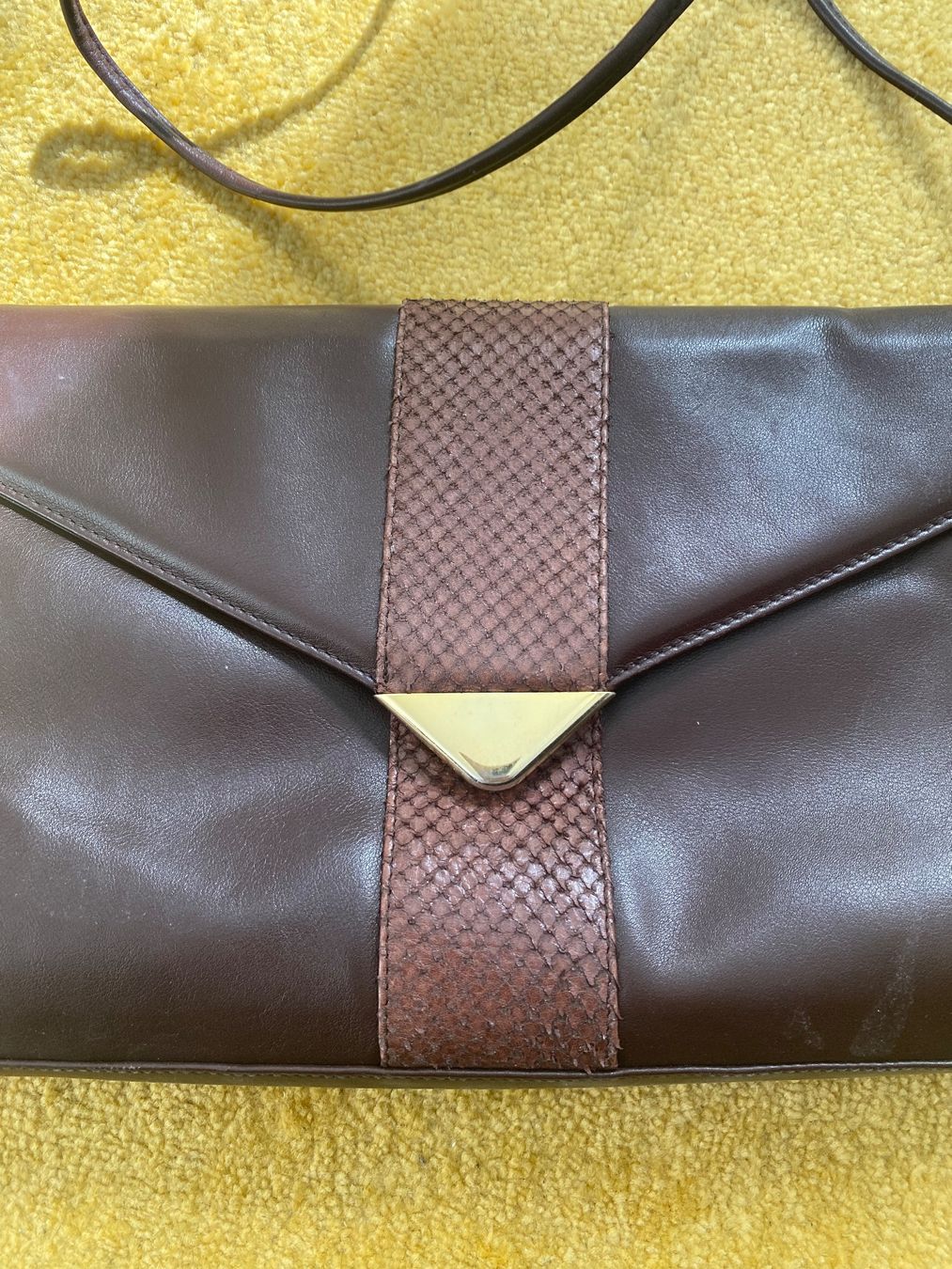 Borse da donna: BRAUNE VINTAGE-CLUTCH – Usato da Zürich venduto da isabel137 1
