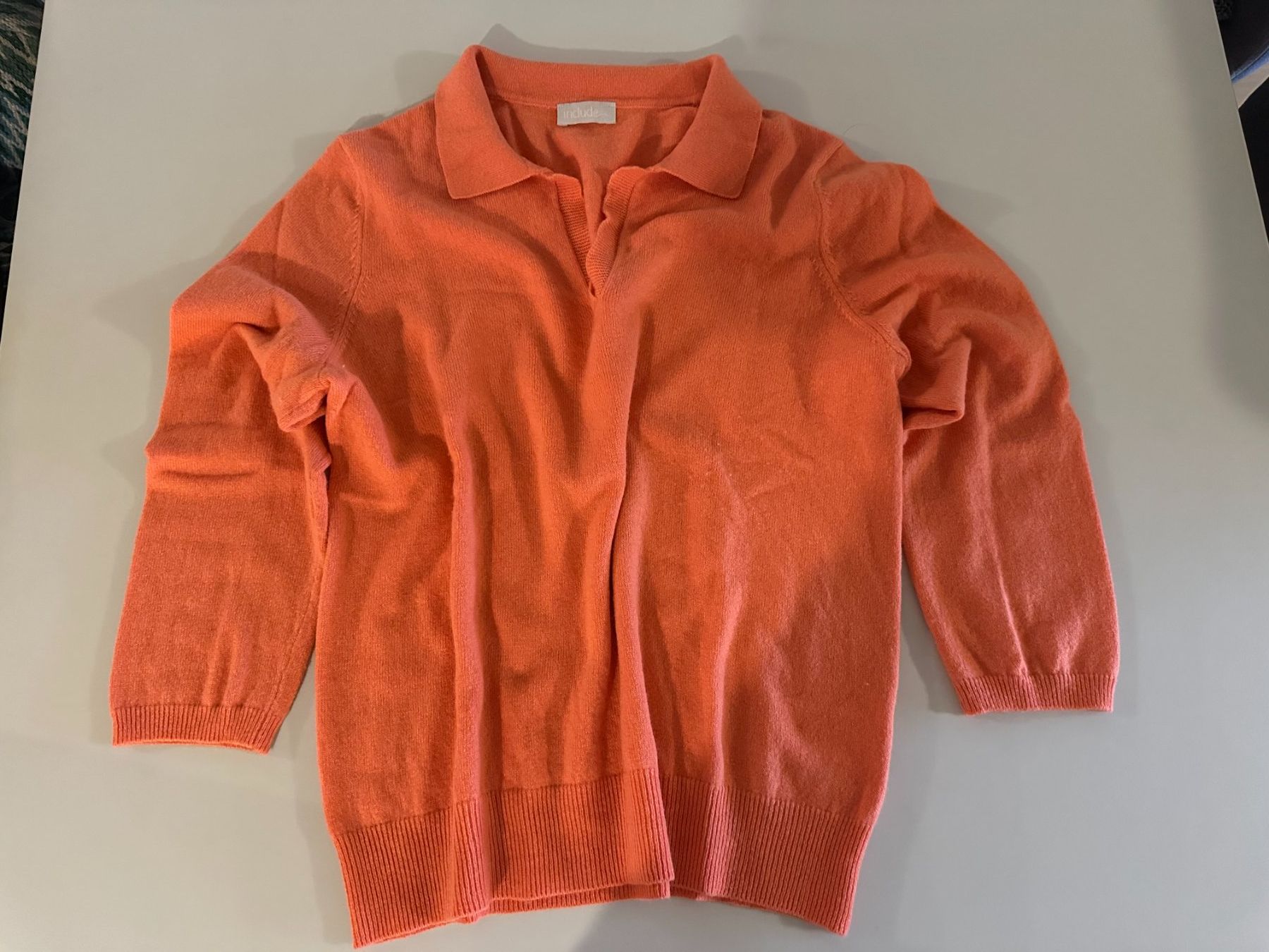 Maglioni & Felpe: include Polo-Pullover - cashmir/wool - lachs - Gr. 38 - Top – Usato da Dübendorf venduto da san_tt6m 6