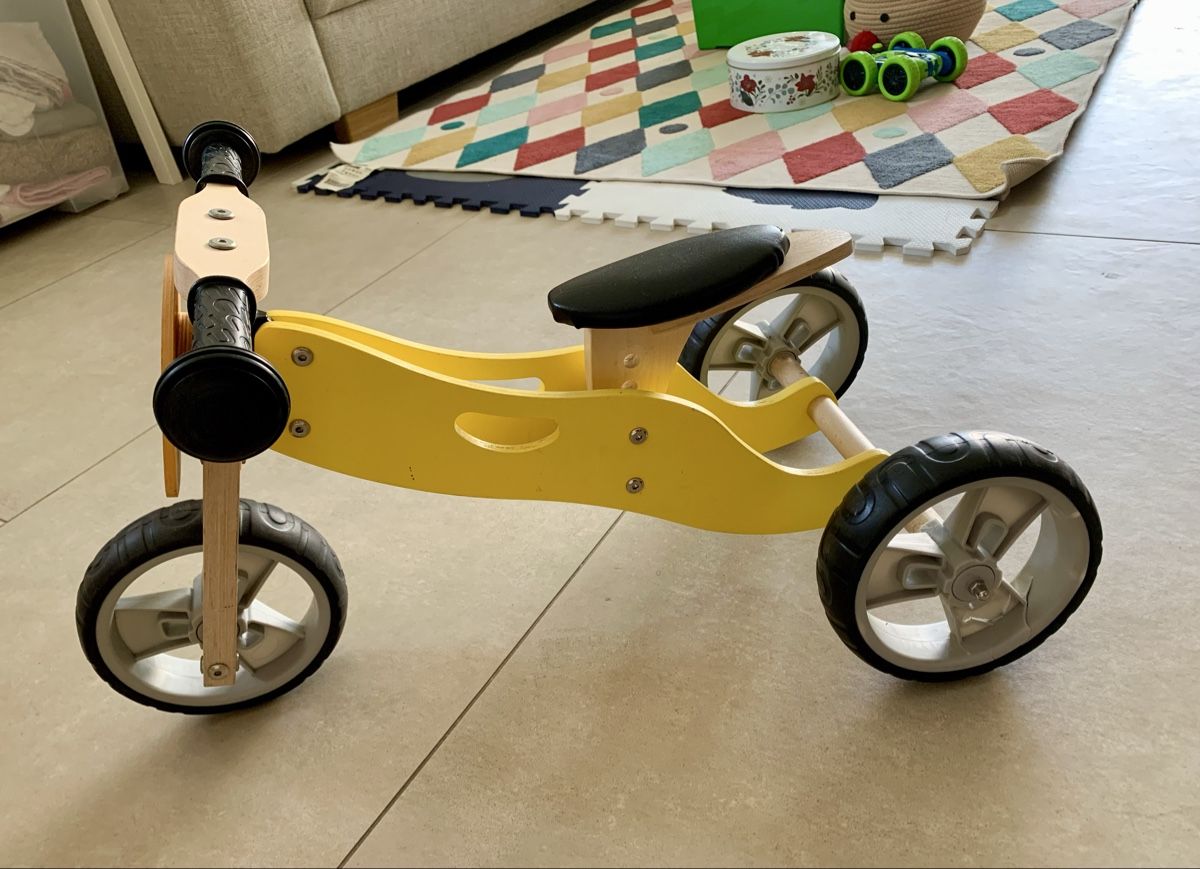 Veicoli per bambini: Dreirad aus Holz – Usato da Zürich venduto da cat_ws22 1