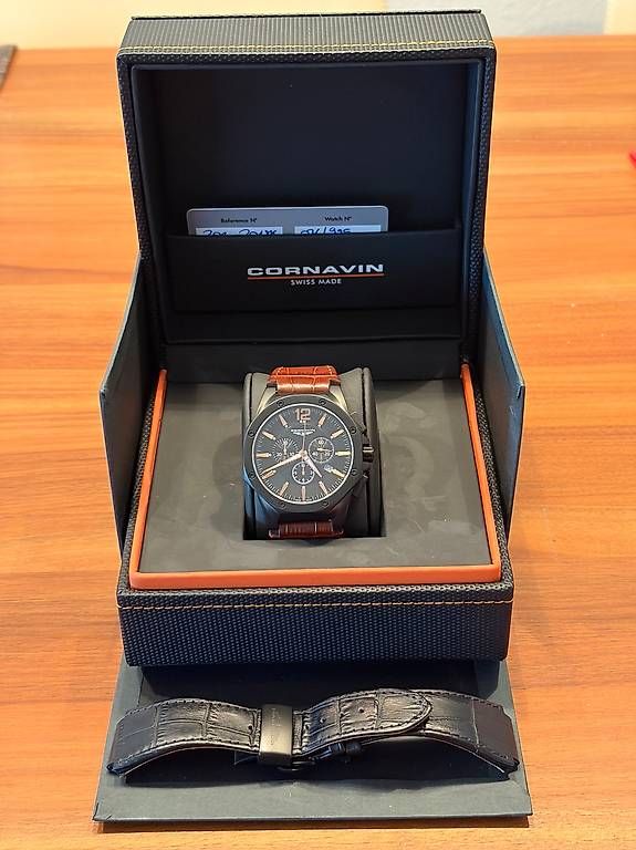 Orologi: CORNAVIN TownTown Chrono 2010-2022 Schwarz – Usato da Affoltern am Albis venduto da Geminic2 1
