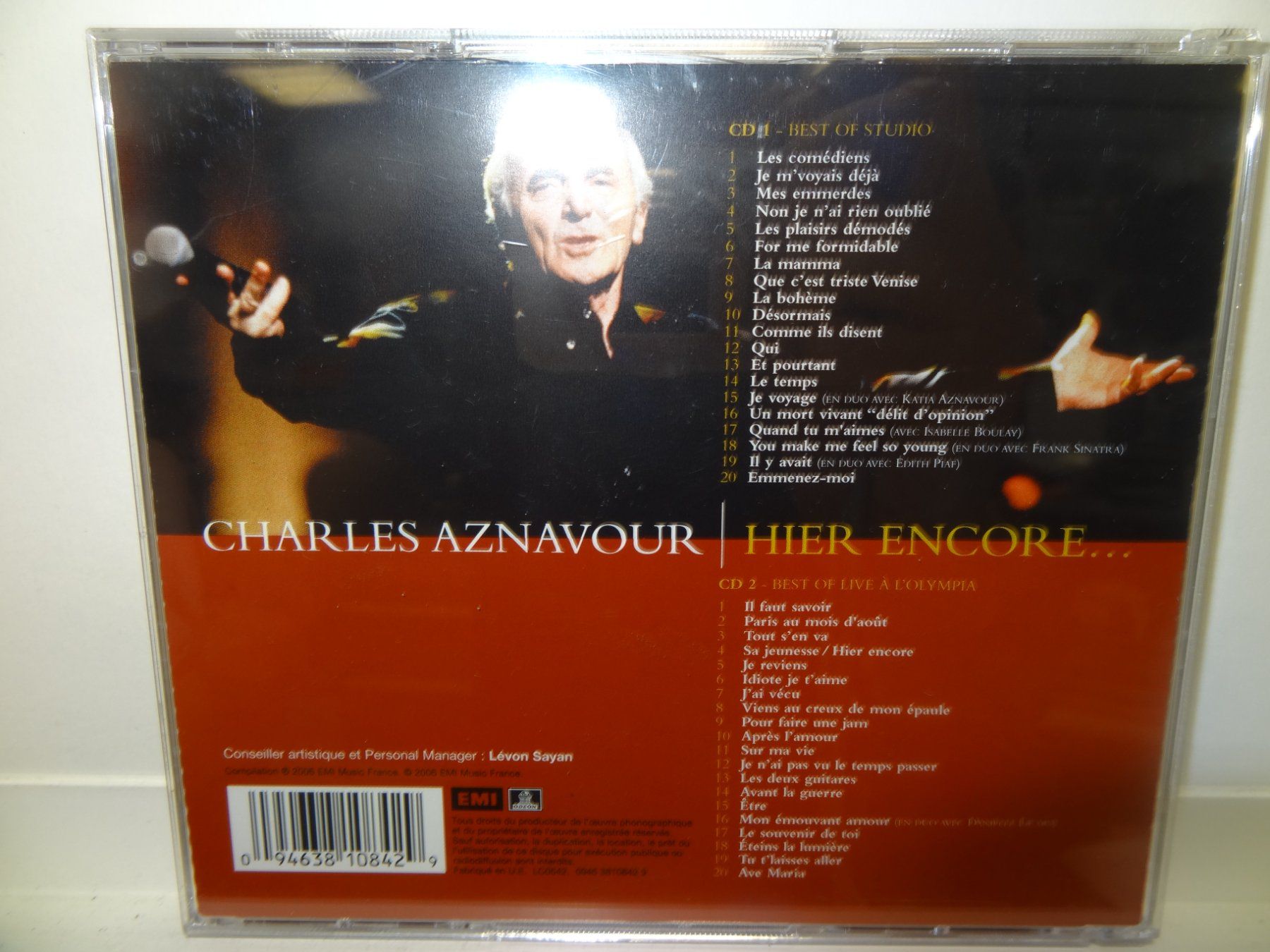 CDs: Charles Aznavour Hier Encore – D'occasion à luzern par musicandart 1