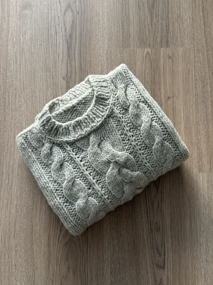 Maglioni & Felpe: Handgestrickter Pullover Wolle handmade cropped XS S – Usato da Langnau am Albis venduto da Nataliehershlag 5