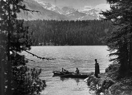 Vintage J.A. Cash, Silsersee, Engadin, 19 x 24 cm