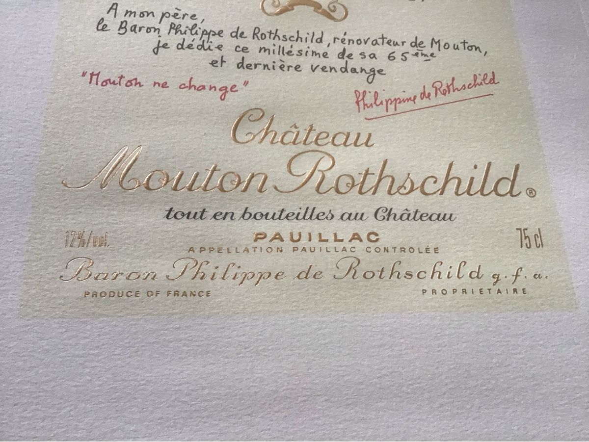 Grafica & Litografie: Lithographie Mouton Rotschild 1987 – Usato da Nods venduto da loredana18