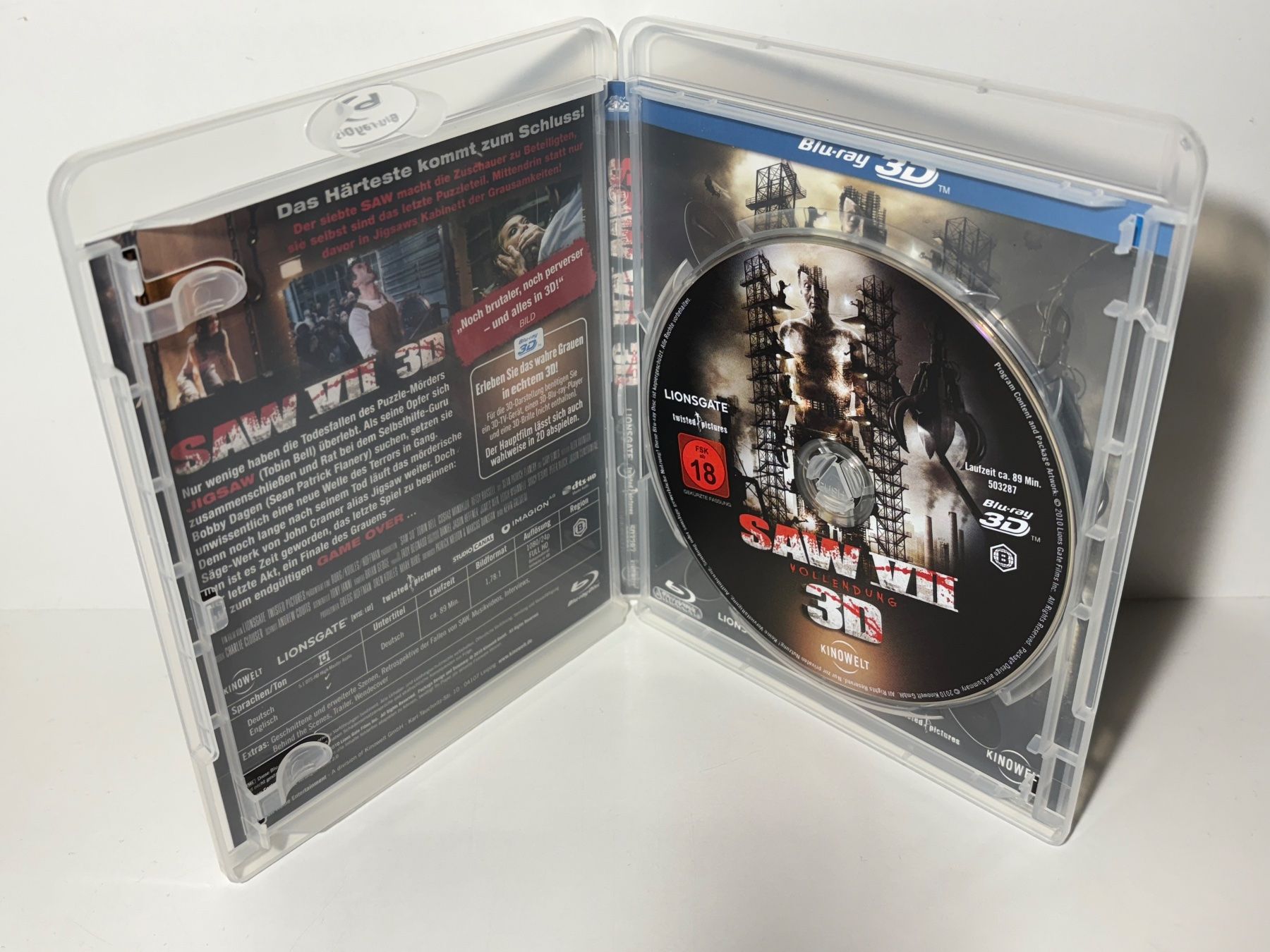 Tutti i DVDs: Saw 7 Vollendung Blu Ray 3D – Usato da Wilderswil venduto da Sstriker 2