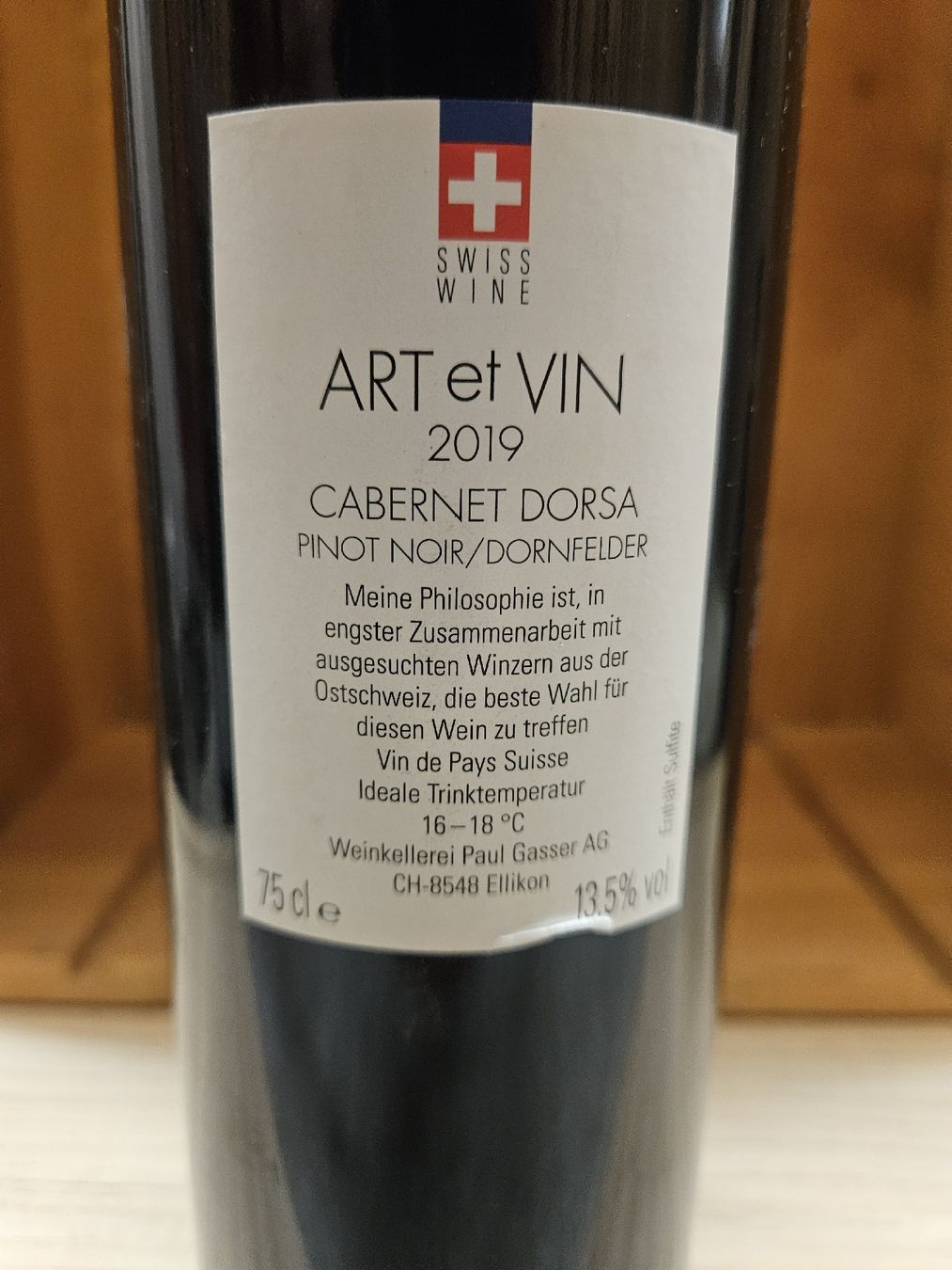 Wein: Gasser Art et Vin 2019  – Neu und originalverpackt aus Zofingen von WouterSamwel 1