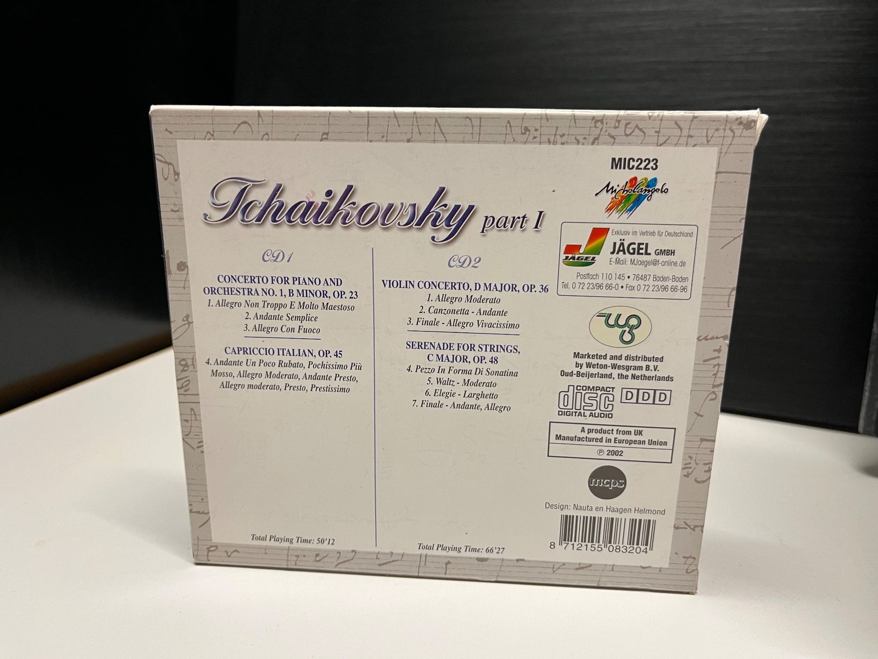 CD: Tchaikovsky - Part 1 - SRA01B – Nuovo (secondo la descrizione) da Küsnacht ZH venduto da Internetradio 1