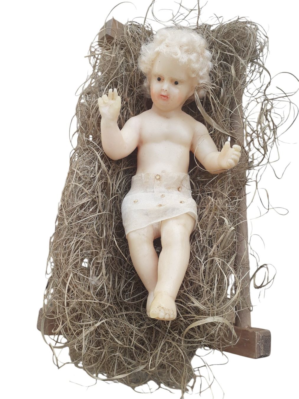 Statuette: Fatschenkind Jesuskind antik – Usato da Mörschwil venduto da antiksalon