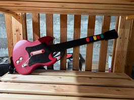 2x Guitar Hero Gitarre PS2 - Gibson SG Controller Set